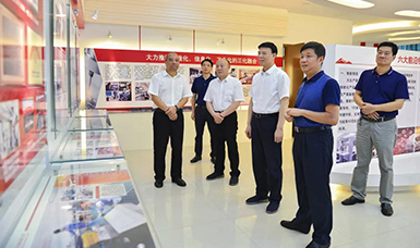 福建省人大常委會(huì)黨組書記、副主任張廣敏蒞臨虹潤公司調(diào)研指導(dǎo)