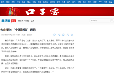 新華社新聞：大山里的“中國智造”明珠