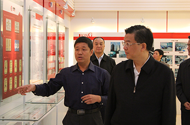 福建省委常委、省紀(jì)委書記倪岳峰調(diào)研虹潤(rùn)公司